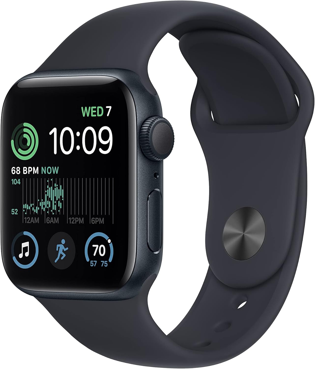 buy Smart Watch Apple Apple Watch Series SE 2nd Gen 44mm GPS + Cellular - Midnight - click for details